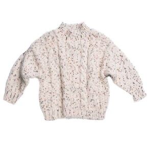 IMOGA Devon Cable Knit Confetti Sweater | Girls Size L